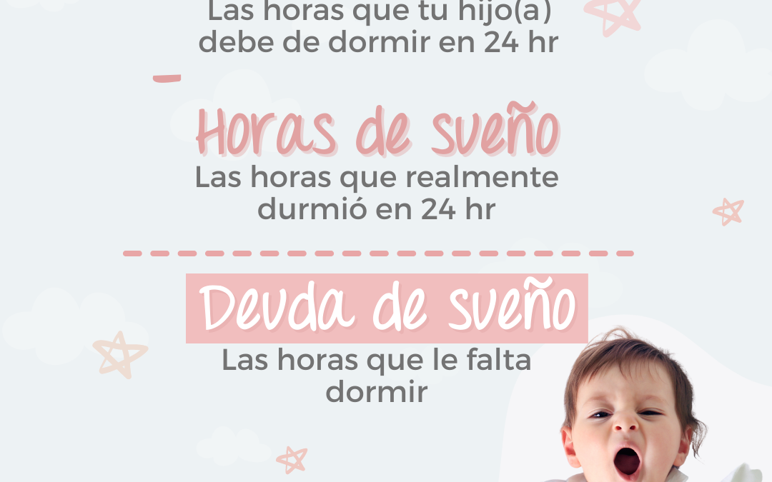 Tu bebé puede tener deuda de sueño, descubre aquí cómo saberlo